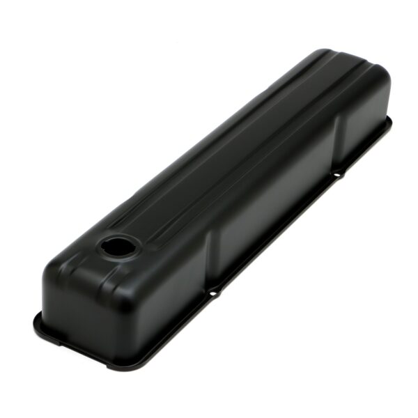 TRANS-DAPT PERFORMANCE PRODUCTS GM 50-62 235 I6 ASPHALT BLACK POWDER COATED VALVE COVER