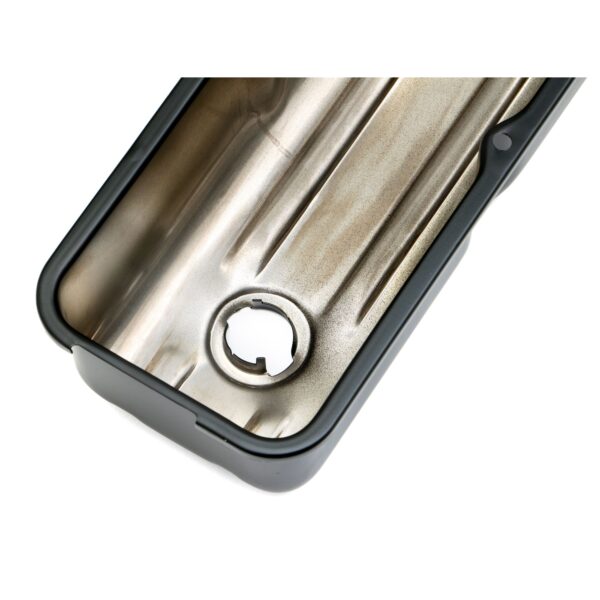 TRANS-DAPT PERFORMANCE PRODUCTS GM 50-62 235 I6 ASPHALT BLACK POWDER COATED VALVE COVER