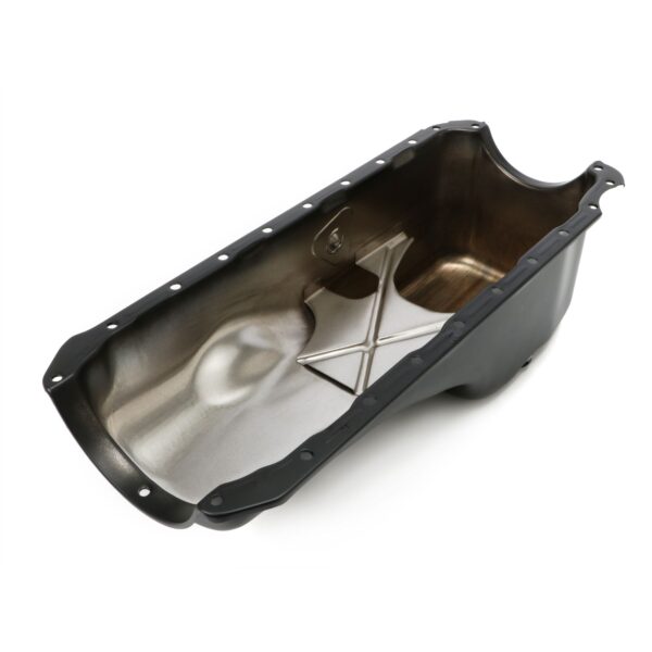 TRANS-DAPT PERFORMANCE PRODUCTS MOPAR 318-340 ASPHALT BLACK POWDER COATED OIL PAN