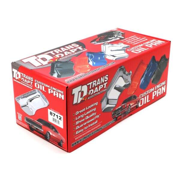 TRANS-DAPT PERFORMANCE PRODUCTS BB MOPAR ASPHALT BLACK OIL PAN