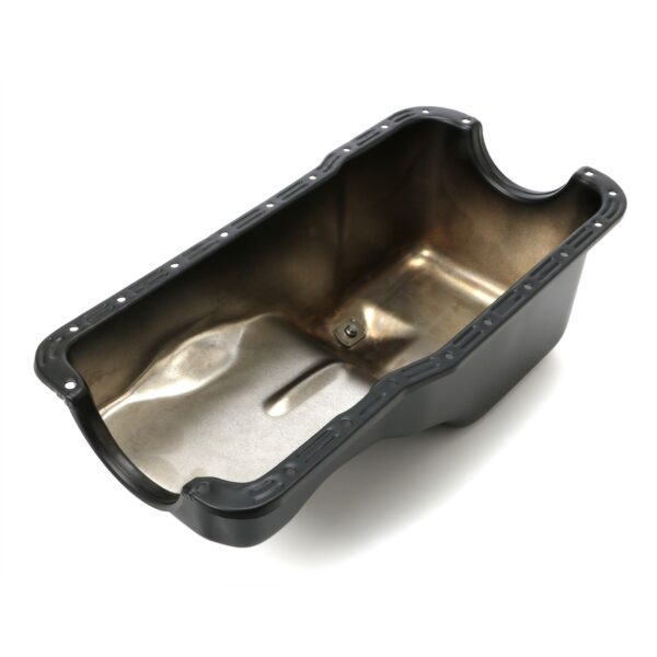 TRANS-DAPT PERFORMANCE PRODUCTS SB FORD ASPHALT BLACK POWDER COATED OIL PAN