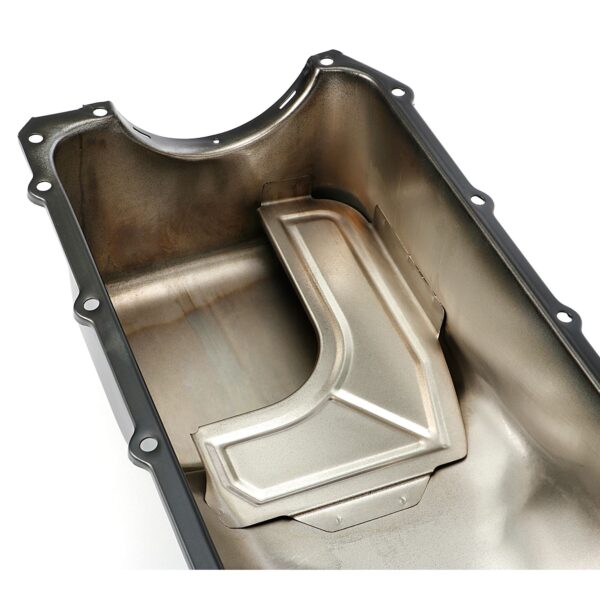 TRANS-DAPT PERFORMANCE PRODUCTS PONTIAC ASPHALT BLACK POWDER COATED OIL PAN