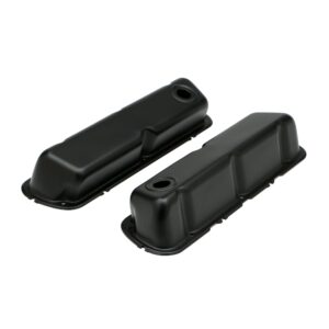 TRANS-DAPT PERFORMANCE PRODUCTS SB FORD ASPHALT BLACK POWDER COATED VALVE COVERS
