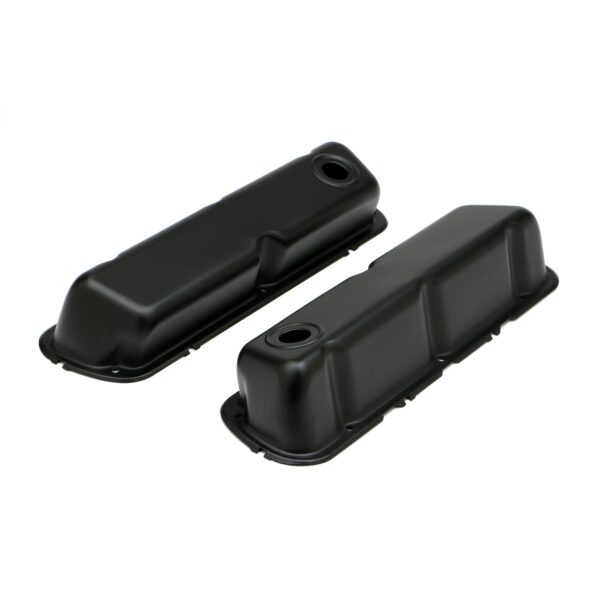TRANS-DAPT PERFORMANCE PRODUCTS SB FORD ASPHALT BLACK POWDER COATED VALVE COVERS