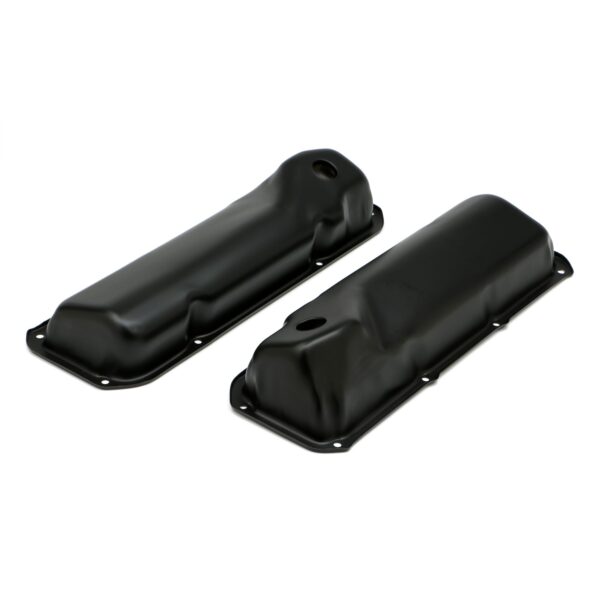 TRANS-DAPT PERFORMANCE PRODUCTS FORD 351C ASPHALT BLACK POWDER COATED VALVE COVERS