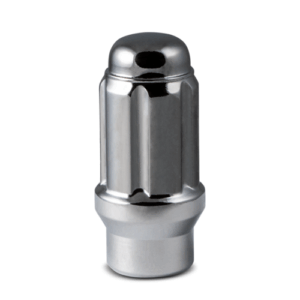 12X1.25 CLOSED END SPLINE ET6 LUG 1.62" CHROME 24 LUGS, 1 KEY