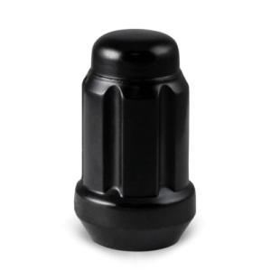 12X1.25 LUG BOLT (27mm) SPLINE 5 LUG 1.06" BLACK 20 LUGS, 1 KEY