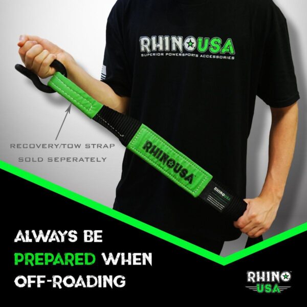 RHINO USA 30' TOW STRAP/SHACKLES COMBO