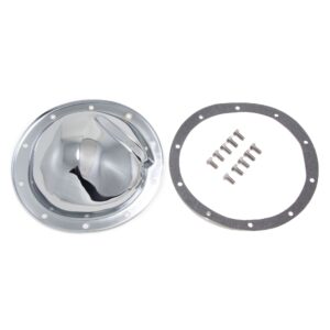 TRANS-DAPT PERFORMANCE PRODUCTS GM INTERMEDIATES / 1/2 TON TRUCKS (10 BOLT), COMPLETE CHROME DIFFERENTIAL COVER KIT