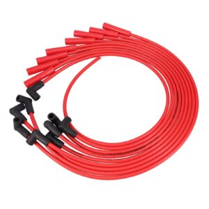 Ford Big Block Wires; 8.5mm Red; 180 Deg. Plug Boots