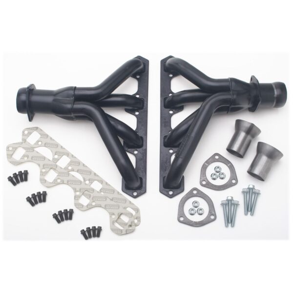 HEDMAN HEDDERS BLOCK HUGGER HEADERS; FORD 289-351W; 1-1/2 IN. TUBES; UNCOATED