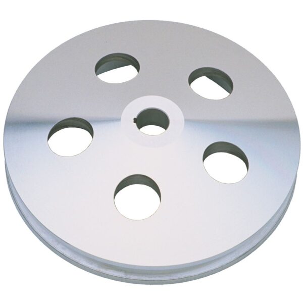 TRANS-DAPT PERFORMANCE PRODUCTS POWER STEERING PULLEY; 1967-84 GM VEHICLES- MACHINED ALUMINUM
