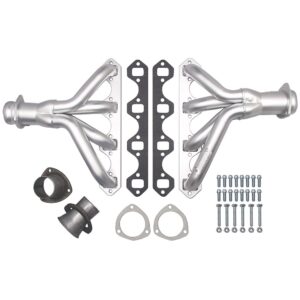 HEDMAN HEDDERS BLOCK HUGGER HEADERS; FORD 289-351W; 1-1/2" TUBES; ELITE MODEL (HEAVY-DUTY)