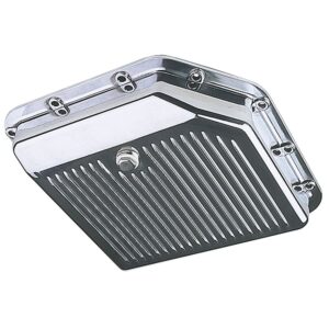 TRANS-DAPT PERFORMANCE PRODUCTS TH-350 ALUMINUM TRANSMISSION PAN -STOCK DEPTH