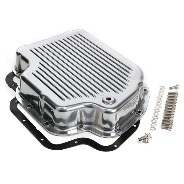 TRANS-DAPT PERFORMANCE PRODUCTS TH400 ALUMINUM TRANSMISSION PAN -STOCK DEPTH