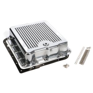 TRANS-DAPT PERFORMANCE PRODUCTS 700R4, 4L60E, 4L65E ALUMINUM TRANSMISSION PAN -STOCK DEPTH