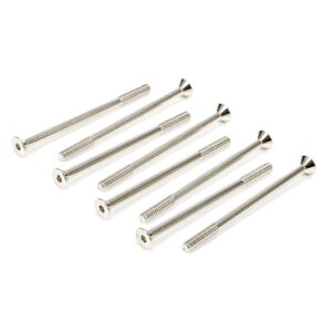 TRANS-DAPT PERFORMANCE PRODUCTS BOLTS FOR SHORT ALUMINUM (ONLY) CENTER BOLT VALVE COVERS (8 BOLTS)- STAINLESS STEEL