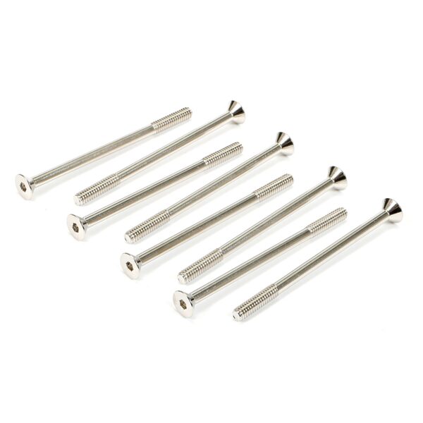 TRANS-DAPT PERFORMANCE PRODUCTS BOLTS FOR SHORT ALUMINUM (ONLY) CENTER BOLT VALVE COVERS (8 BOLTS)- STAINLESS STEEL