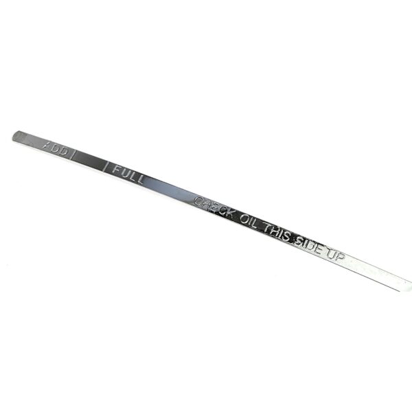 TRANS-DAPT PERFORMANCE PRODUCTS ALUMINUM HANDLE OIL PAN DIPSTICK WITH CHROME TUBE AND 21 IN. LONG DIPSTICK- 1965-90 CHEVY BB 396-454