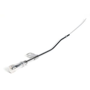 TRANS-DAPT PERFORMANCE PRODUCTS ALUMINUM HANDLE OIL PAN DIPSTICK WITH CHROME TUBE AND 20-1/4 IN. LONG DIPSTICK- FORD 260, 289, 302