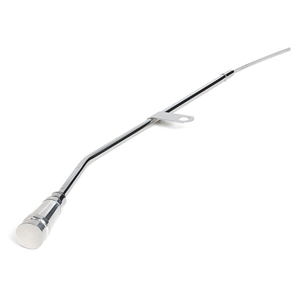 TRANS-DAPT PERFORMANCE PRODUCTS ALUMINUM HANDLE OIL PAN DIPSTICK WITH CHROME TUBE AND 23 IN. LONG DIPSTICK- CHRYSLER 383-440