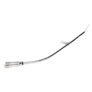 TRANS-DAPT PERFORMANCE PRODUCTS ALUMINUM HANDLE OIL PAN DIPSTICK WITH CHROME TUBE AND 23 IN. LONG DIPSTICK- 1980-85 CHEVY 305-350