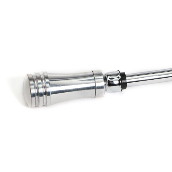 TRANS-DAPT PERFORMANCE PRODUCTS ALUMINUM HANDLE OIL PAN DIPSTICK WITH CHROME TUBE AND 23 IN. LONG DIPSTICK- 1980-85 CHEVY 305-350