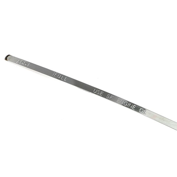 TRANS-DAPT PERFORMANCE PRODUCTS ALUMINUM HANDLE OIL PAN DIPSTICK WITH CHROME TUBE AND 23 IN. LONG DIPSTICK- 1980-85 CHEVY 305-350