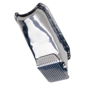 TRANS-DAPT PERFORMANCE PRODUCTS 1980-85 CHEVY 305-350 SLAM-GUARD ARMORED OIL PAN (4 QTS.)- SILVER POWDER-COAT