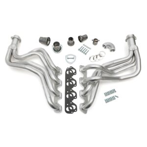 HEDMAN HEDDERS, HEAVY-DUTY LONG TUBE HEADERS; 1977-1/2 - 1979 4WD FORD BRONCO, F150, F250 OR F350 TRUCK; 351M OR 400M V8; 1-3/4 IN. LONG TUBE, 3 IN. BALL COLLECTOR- ELITE HEAVY-DUTY, MILD STEEL CONSTRUCTION