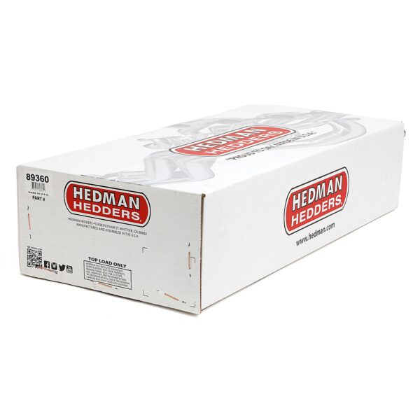 HEDMAN HEDDERS FENDERWELL HEADERS FOR 1977-1979 4WD FORD BRONCO OR F1350, F250 OR F350 TRUCK; 351M OR 400M V8; 1-5/8 IN. LONG TUBE, 3 IN. BALL COLLECTOR- UNCOATED MILD STEEL