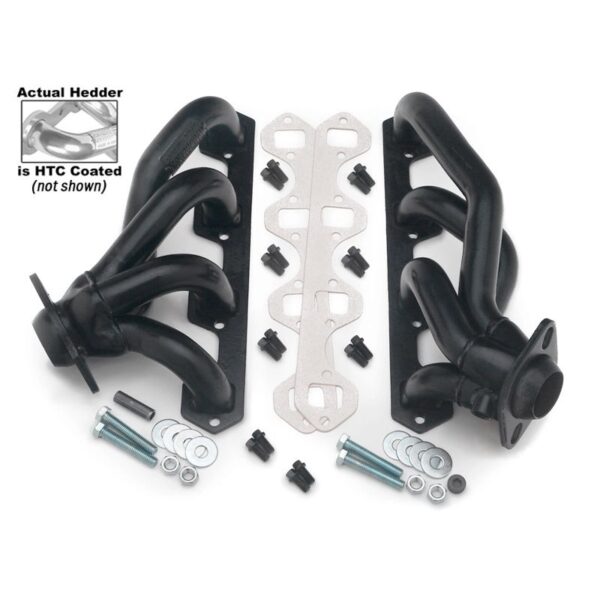 HEDMAN HEDDERS HTC COATED HEADERS; 1-1/2 IN. TUBE DIA.; STOCK COLL.; SHORTY DESIGN