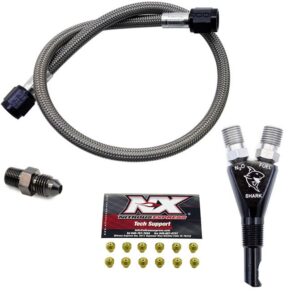 Nitrous Express SHARK SHO 400 HP EFI NOZZLE W/ 2FT SHO HOSE