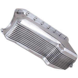 TRANS-DAPT PERFORMANCE PRODUCTS FINNED ALUMINUM, OEM-STYLE OIL PAN; 4 QTS. CAPACITY- 1955-79 SB CHEVY 283-350