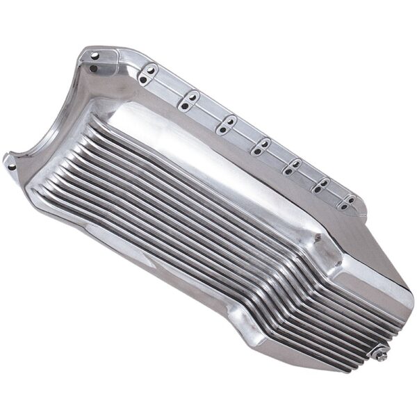 TRANS-DAPT PERFORMANCE PRODUCTS FINNED ALUMINUM, OEM-STYLE OIL PAN; 4 QTS. CAPACITY- 1955-79 SB CHEVY 283-350