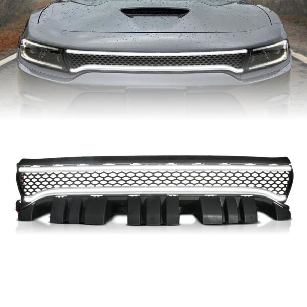 Black Housing Full LED Front Grille with Initiation and Running Light/DRL
