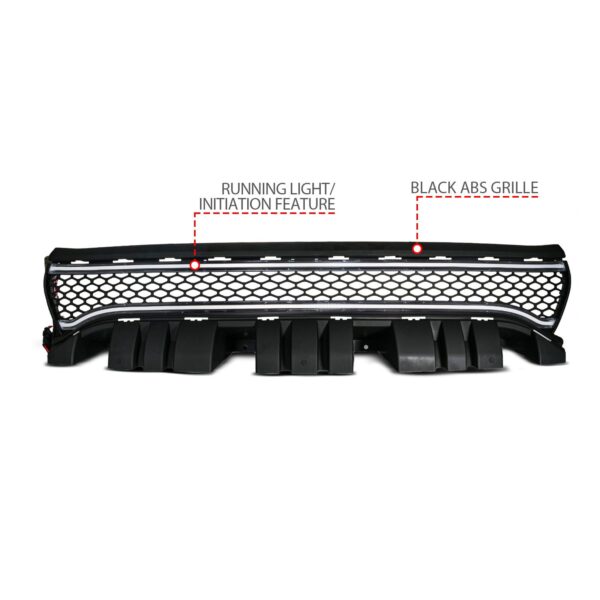 Black Housing Full LED Front Grille with Initiation and Running Light/DRL