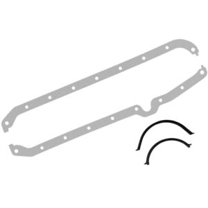 TRANS-DAPT PERFORMANCE PRODUCTS 1955-74 SB CHEVY 265-350 HEAVY DUTY OIL PAN GASKET; NITRILE RUBBER