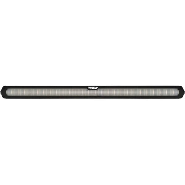 RIGID 28 inch Rear Facing LED Chase Bar with 27 Pre-Programmed Modes And 5 Colors, Black Housing, Race Compliant For Series Requiring Strobing Blue, Amber, Green And Red, Tube Mounts Included