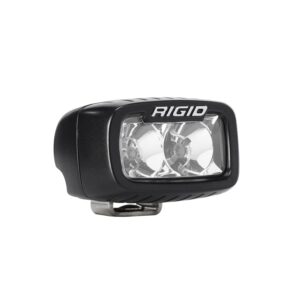 RIGID SR-M Series PRO, Flood Optic, Surface Mount, Black Housing, Single