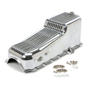 TRANS-DAPT PERFORMANCE PRODUCTS OIL PAN FINNED ALUMINUM SBC 305-350 1980-85