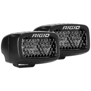 RIGID SR-M Series PRO Midnight Edition, Spot Diffused, Surface Mount, Pair