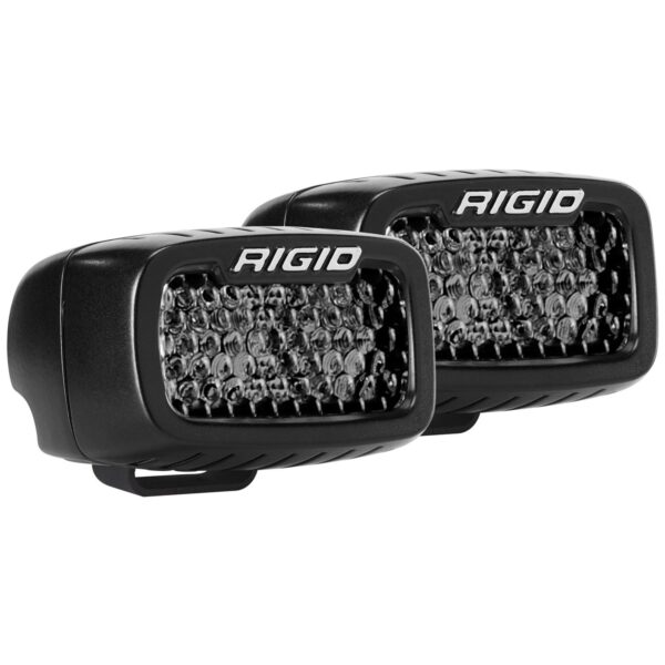 RIGID SR-M Series PRO Midnight Edition, Spot Diffused, Surface Mount, Pair