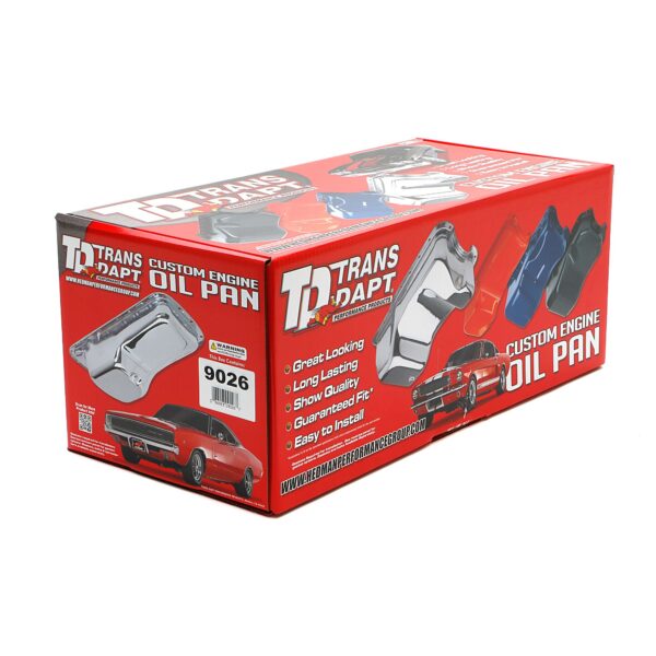 TRANS-DAPT PERFORMANCE PRODUCTS OIL PAN FINNED ALUMINUM SB FORD 260-302 1962-82