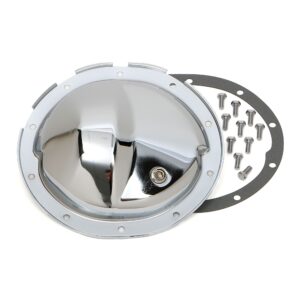 TRANS-DAPT PERFORMANCE PRODUCTS GM INTERMEDIATES AND 88-06 GM 1/2 TON (10 BOLT), COMPLETE CHROME DIFFERENTIAL COVER KIT