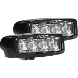 RIGID SR-M Series PRO, Spot Optic, Surface Mount, Black Housing, Pair