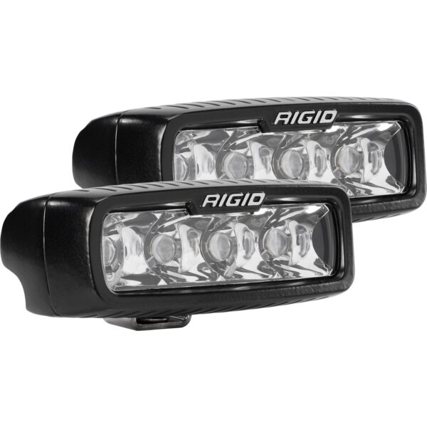 RIGID SR-M Series PRO, Spot Optic, Surface Mount, Black Housing, Pair