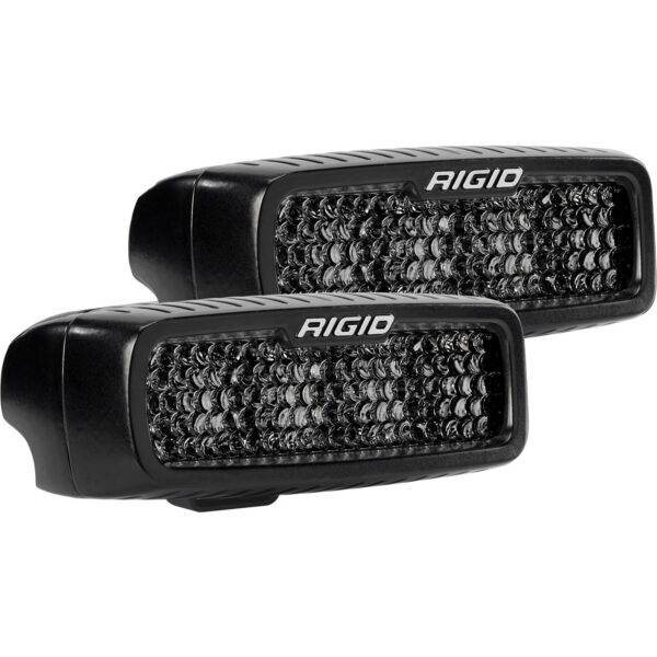 RIGID SR-Q Series PRO Midnight Edition, Spot Diffused, Surface Mount, Pair