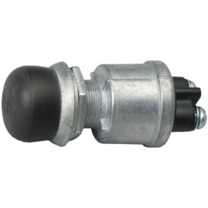 TRANS-DAPT PERFORMANCE PRODUCTS STARTER SWITCH; MOMENTARY PUSH BUTTON ACTUATION; 35 AMPS AT 12 VOLTS; DUST AND WATER RESISTANT