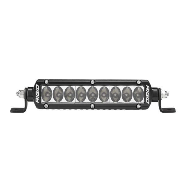 RIGID SR-Series PRO LED Light, Driving Optic, 6 Inch, Black Housing